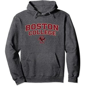 Boston College Eagles Apparel BC Icon Dark Heather Pullover Hoodie‎ New Size S